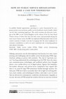 Research paper thumbnail of How do Public Service Broadcasters Make a Case for Themselves? An Analysis of BBC's “Charter Manifestos”