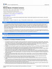 Research paper thumbnail of Video Article Murine Model of Hindlimb Ischemia