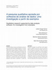 Research paper thumbnail of A pesquisa qualitativa apoiada por softwares de análise de dados: uma investigação a partir de exemplos