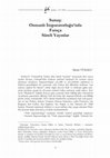 Research paper thumbnail of Sunuş: Osmanlı İmparatorluğu'nda Farsça Süreli Yayınlar