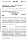 Research paper thumbnail of Health of the black soldier fly and house fly under mass-rearing conditions: innate immunity and the role of the microbiome