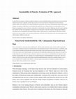 Research paper thumbnail of Sustainability in Fintechs: Evaluation of TBL Approach