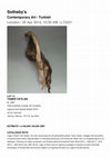 Research paper thumbnail of Catalogue Note on Taner Ceylan's Cage of Flesh (2012)