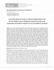 Research paper thumbnail of Analisis Jarak Dan Sudut Pandang Posisi Duduk Pada Ruang Perkuliahan Terhadap Efektivitas Belajar Mahasiswa DI Gedung Tokong Nanas Universitas Telkom