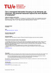 Research paper thumbnail of Can a managerial intervention focusing on job demands, job resources, and personal resources improve the work situation of employees?