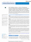 Research paper thumbnail of Ki67 Proliferation Index as a Tool for Chemotherapy Decisions During and After Neoadjuvant Aromatase Inhibitor Treatment of Breast Cancer: Results From the American College of Surgeons Oncology Group Z1031 Trial (Alliance)