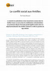 Research paper thumbnail of Le conflit social aux Antilles