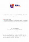 Research paper thumbnail of La régulation sociale de la pauvreté féminine à Mayotte