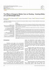 Research paper thumbnail of The Effect of Kangaroo Mother Care on Rooting – Sucking Reflex on Low Birthweight Infant