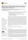 Research paper thumbnail of Methodology for Defining Priority Locations for Carrying out a Forest Inventory in Points with Conflict between Urban Tree Planting and the Electricity Grid