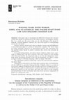 Research paper thumbnail of Waging Wars with Words – Libel and Slander in the Polish Statutory Law and English Common Law