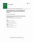 Research paper thumbnail of Dialectal preferences: a mixed methods study of ESL students' attitudes towards Englishes in Pakistan