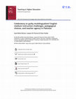 Research paper thumbnail of Celebratory or guilty multilingualism? English medium instruction challenges, pedagogical choices, and teacher agency in Pakistan