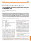 Research paper thumbnail of Potential process ‘hurdles’ in the use of macroalgae as feedstock for biofuel production in the British Isles