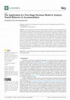 Research paper thumbnail of The Application of a Two-Stage Decision Model to Analyze Tourist Behavior in Accommodation