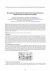 Research paper thumbnail of Recognition of Handwritten Persian/Arabic Numerals Based on Robust Feature Set and K-NN Classifier