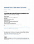 Research paper thumbnail of The Lifeguard Rescue Reporting System: Survey Results from a Collaborative Data Collection Method