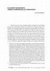 Research paper thumbnail of El Schmitt de Esposito: ¿amigo o enemigo de la communitas?