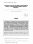 Research paper thumbnail of Um Estudo Exploratório Para a Inserção Da Astronomia Na Formação De Professores Dos Anos Iniciais Do Ensino Fundamental