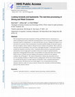 Research paper thumbnail of Looking forwards and backwards: The real-time processing of Strong and Weak Crossover