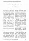 Research paper thumbnail of Virtual Reality Applications and Language Learning