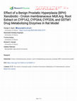 Research paper thumbnail of Effect of a Benign Prostatic Hyperplasia (BPH) Xenobiotic - Croton membranaceus Müll.Arg. Root Extract on CYP1A2, CYP3A4, CYP2D6, and GSTM1 Drug Metabolizing Enzymes in Rat Model