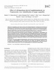 Research paper thumbnail of Effect of a  -lapachone-derived naphthoimidazole on Trypanosoma cruzi: identification of target organelles