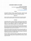 Research paper thumbnail of LICENCIAMIENTO AMBIENTAL EN COLOMBIA