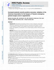 Research paper thumbnail of Increased anatomic severity predicts outcomes: Validation of the American Association for the Surgery of Trauma's Emergency General Surgery score in appendicitis