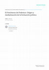 Research paper thumbnail of El Fenómeno de Podemos: Origen y mediatización de la formación política