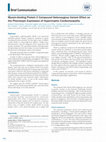 Research paper thumbnail of Myosin-binding Protein C Compound Heterozygous Variant Effect on the Phenotypic Expression of Hypertrophic Cardiomyopathy