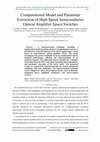 Research paper thumbnail of Computational Model and Parameter Extraction of High Speed Semiconductor Optical Amplifier Space Switches