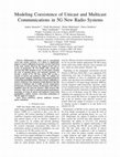 Research paper thumbnail of Modeling Coexistence of Unicast and Multicast Communications in 5G New Radio Systems