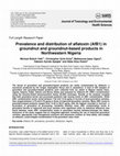 Research paper thumbnail of Prevalence and distribution of aflatoxin (AfB1) in groundnut and groundnut-based products in Northwestern Nigeria