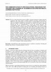 Research paper thumbnail of The Commodification of Open Educational Resources for Teaching and Learning by Academics in an Open Distance e-Learning Institution