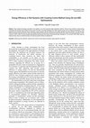 Research paper thumbnail of Energy Efficiency in Rail Systems with Coasting Control Method Using GA and ABC Optimizations