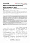 Research paper thumbnail of Multislice Computed Tomography Imaging Of Gastrointestinal Stromal Tumors