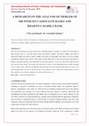 Research paper thumbnail of A Research on the Analysis of Merger of Sbi with Its 5 Associate Banks and Bhartiya Mahila Bank