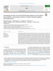 Research paper thumbnail of Investigating the effect of in vitro gastrointestinal digestion on the stability, bioaccessibility, and biological activities of baobab (Adansonia digitata) fruit polyphenolics☆