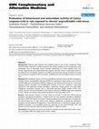 Research paper thumbnail of BMC Complementary and Alternative Medicine