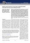 Research paper thumbnail of Spatially explicit estimation of forest age by integrating remotely sensed data and inverse yield modeling techniques