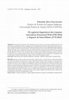 Research paper thumbnail of Os registros linguísticos dos viajantes naturalistas Emmanuel Pohl (1782-1834) e Auguste de Saint-Hilaire (1779-1853)