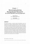 Research paper thumbnail of Reconceptualizing Postgraduate Research