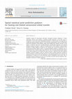 Research paper thumbnail of Spatial Statistical Point Prediction Guidance for Heating-Rate-Limited Aeroassisted Orbital Transfer