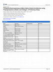 Research paper thumbnail of Tri-layered Electrospinning to Mimic Native Arterial Architecture using Polycaprolactone, Elastin, and Collagen: A Preliminary Study