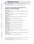 Research paper thumbnail of Developing an Atrial Fibrillation Guideline Support Tool (AFGuST) for shared decision making