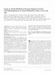 Research paper thumbnail of Using an Atrial Fibrillation Decision Support Tool for Thromboprophylaxis in Atrial Fibrillation: Effect of Sex and Age