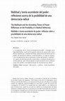 Research paper thumbnail of Multitud y teoría ascendente del poder: reflexiones acerca de la posibilidad de una democracia radical