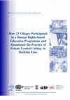 Research paper thumbnail of Replication of the TOSTAN Programme in Burkina Faso: How 23 villages participated in a human rights-based education programme and abandoned the practice of female genital cutting in Burkina Faso