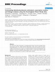 Research paper thumbnail of Contrasting identity-by-descent estimators, association studies, and linkage analyses using the Framingham Heart Study data